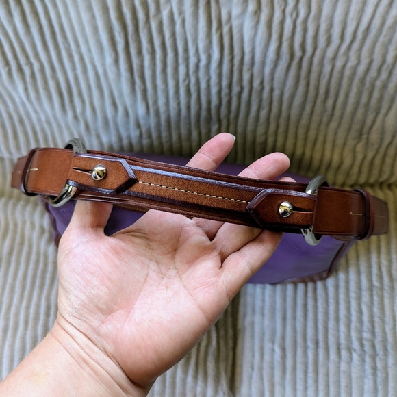 Dooney & Bourke Large Harrison Hobo Purple - Picture 6 of 16